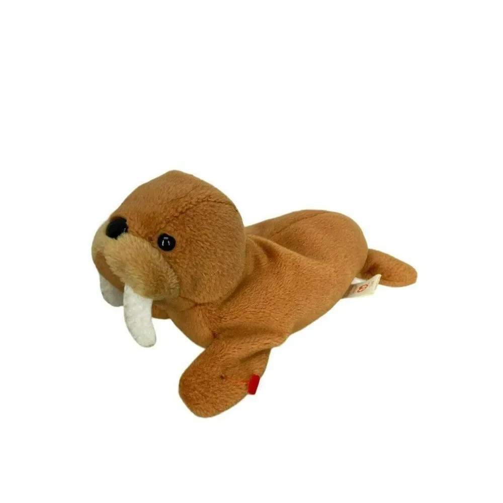 Ty‎ Beanie Baby Sealife Walrus Sea Animal Ocean Life 1995 Plush Stuffed animal